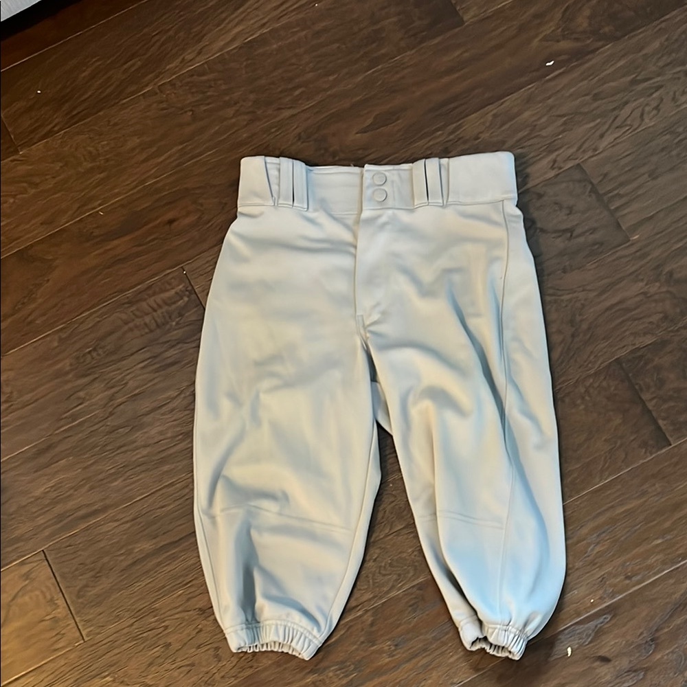 Kids baseball pants size XL color gray